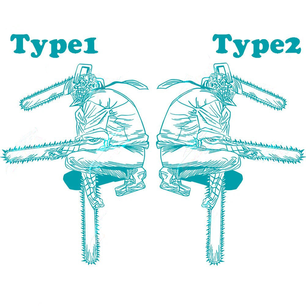 Chainsaw Man 'Fighting Pose' Vinyl Car Sticker