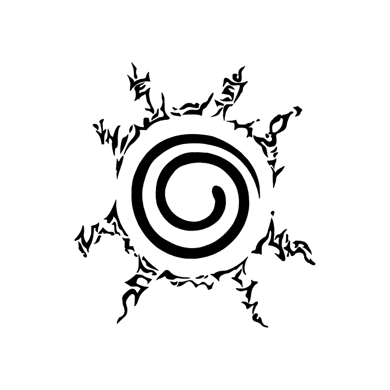 Naruto 'Eight Sign Seal' Vinyl Car Sticker