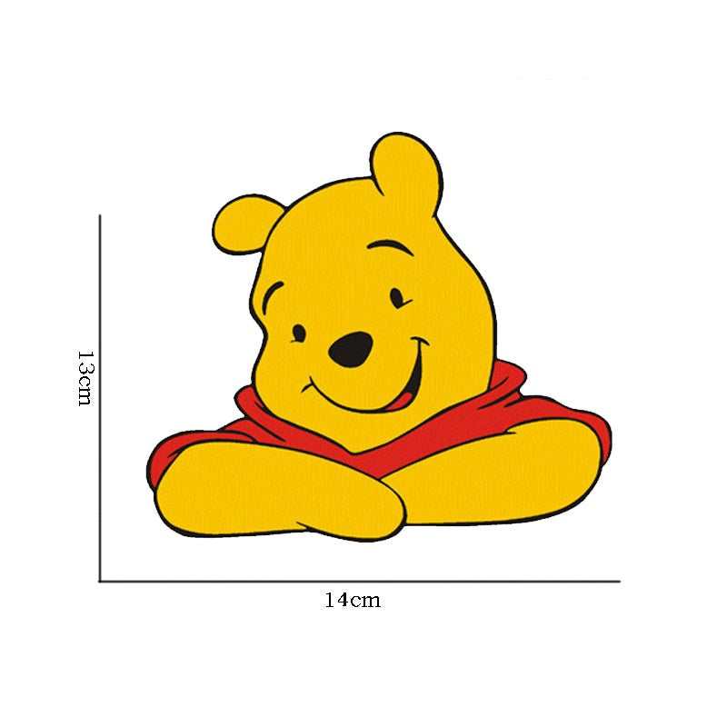 Winnie the Pooh 'Pooh | Smiling' Vinyl Car Peeker Sticker