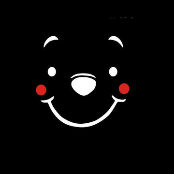 Winnie the Pooh 'Pooh | Smiley Face | 1.0' Vinyl Car Sticker