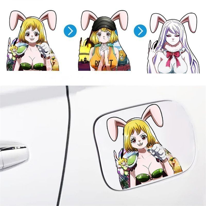 One Piece 'Carrot | Rabbit Mink' Vinyl Car 3D Motion Sticker