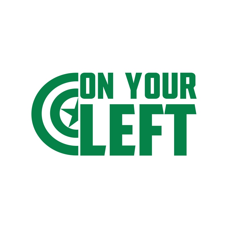 Captain America 'On Your Left' Vinyl Car Sticker