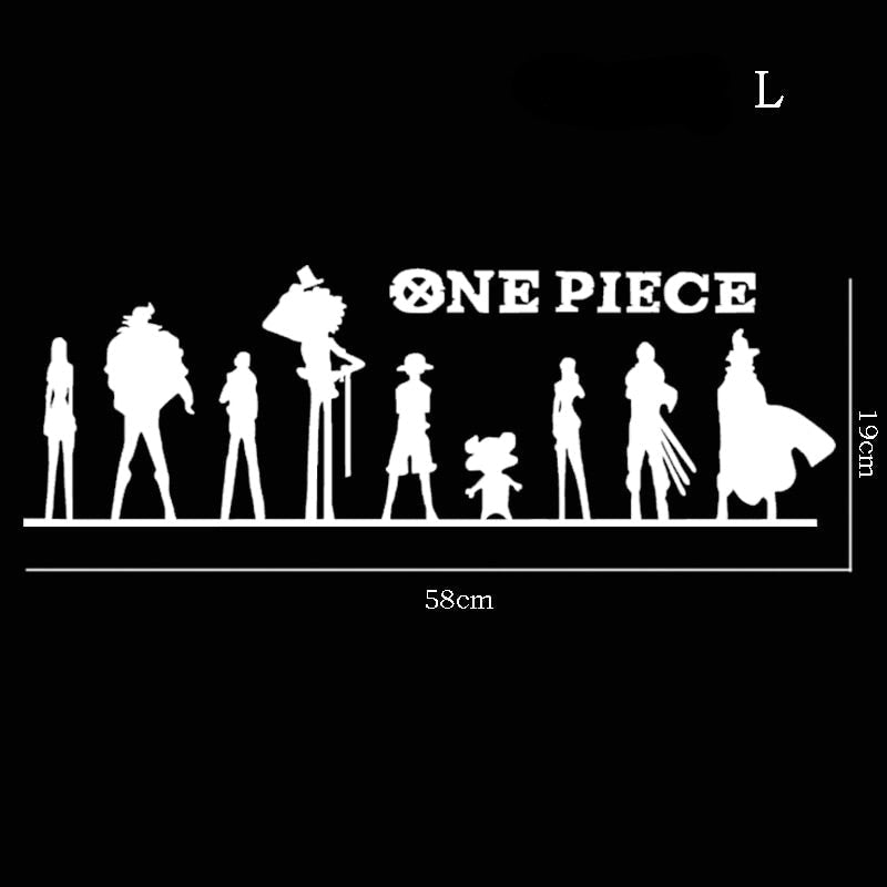 One Piece 'Casts | Standing' Vinyl Car Sticker