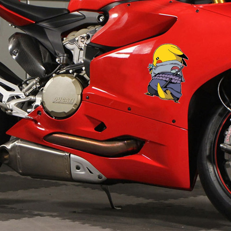 Pikachu x Sasuke Uchiha Vinyl Car Sticker