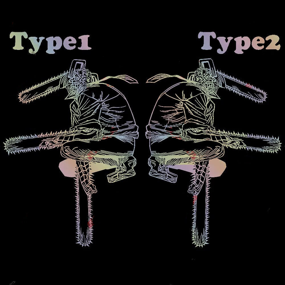 Chainsaw Man 'Fighting Pose' Vinyl Car Sticker