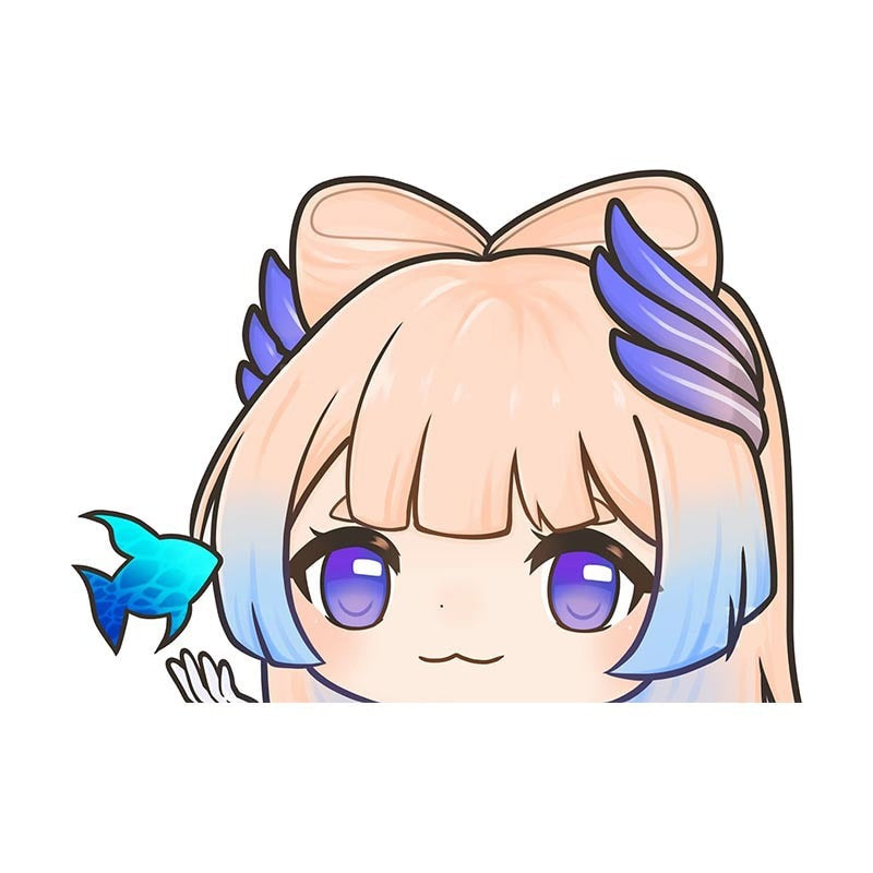 Genshin Impact 'Sangonomiya Kokomi' Vinyl Car Peeker Sticker