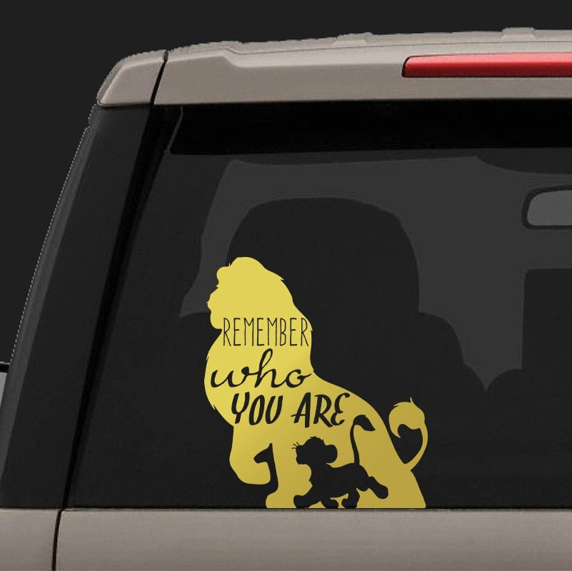 The Lion King 'Simba | Remember Who You Are' Vinyl Car Sticker