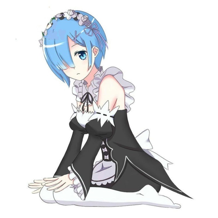 Re:Zero 'Rem | Kneeling' Vinyl Car Sticker