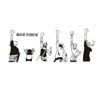 One Piece 'Casts | Raised Fist' Vinyl Car Sticker