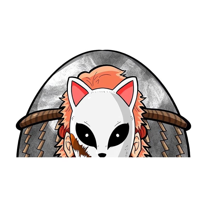 Sabiito Sticker Demon Slayer 'Sabito | Warding Mask' Vinyl Car Peeker Sticker – Sticker ...