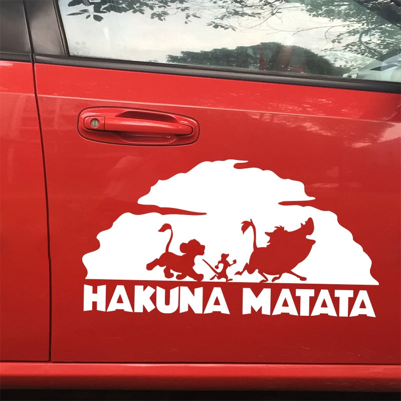 The Lion King 'Simba-Timon-Pumbaa | Hakuna Matata' Vinyl Car Sticker