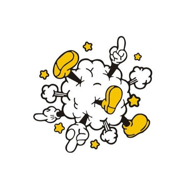 Mickey Mouse 'Fighting Cloud | F U' Vinyl Car Sticker