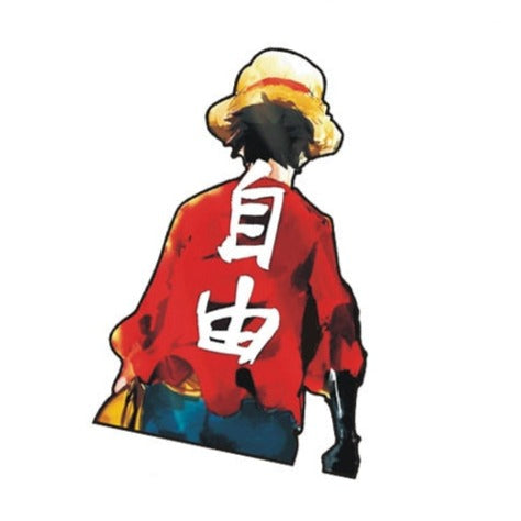 One Piece 'Luffy's Back | Red Outfit' Vinyl Car Sticker