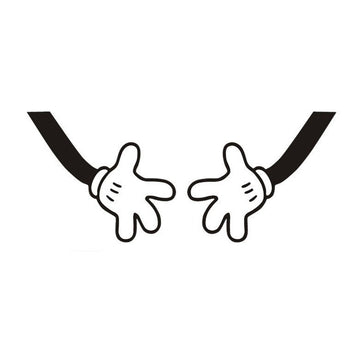 Mickey Mouse 'Mickey Hands' Vinyl Car Sticker