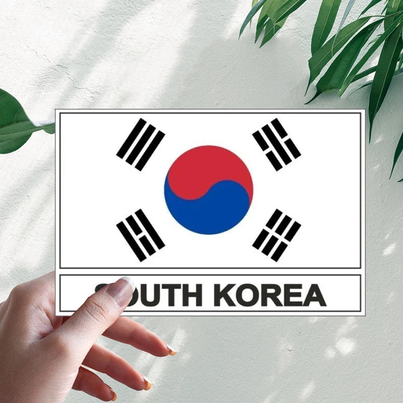 South Korea Flag Vinyl Car Sticker