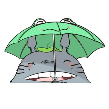 My Neighbor Totoro 'Happy Totoro | Umbrella' Vinyl Car Peeker Sticker