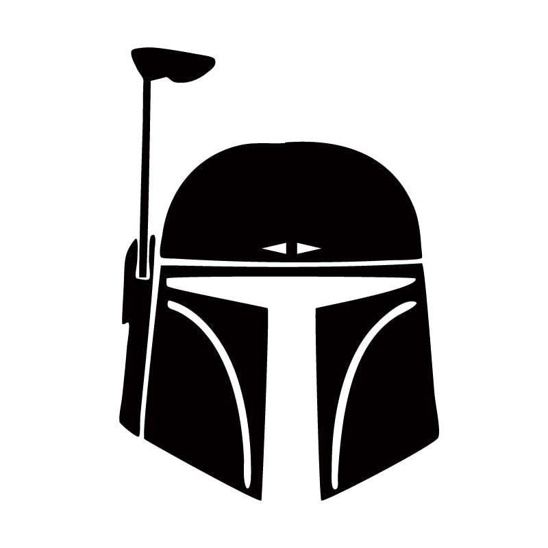 Star Wars 'Boba Fett Helmet | 1.0' Vinyl Car Sticker