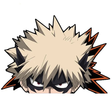 My Hero Academia 'Katsuki Bakugo | Angry' Vinyl Car Peeker Sticker