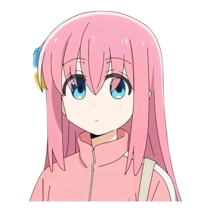 Bocchi the Rock! 'Hitori Gotoh | Staring' Vinyl Car Peeker Sticker