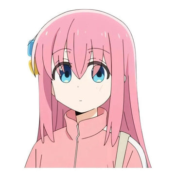 Bocchi the Rock! 'Hitori Gotoh | Staring' Vinyl Car Peeker Sticker