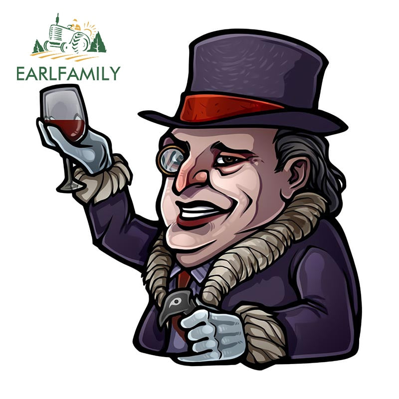 The Batman 'Penguin | Raising Wine Glass' Vinyl Car Sticker