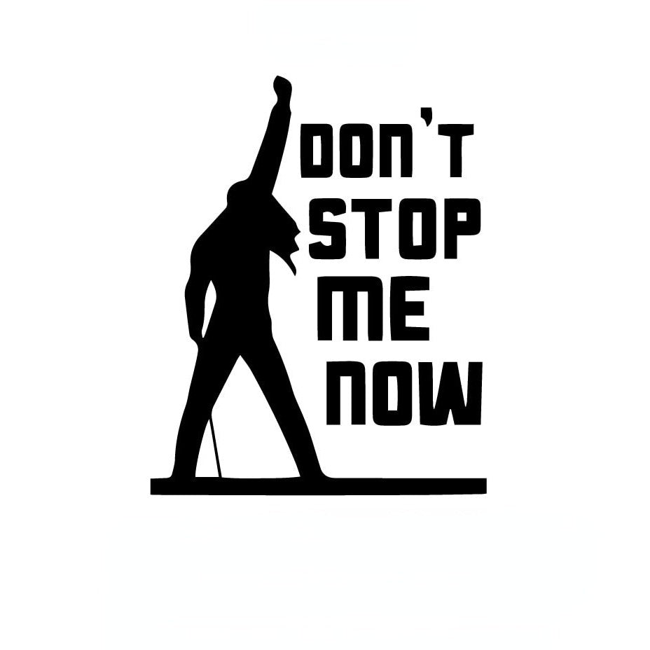 Freddie Mercury 'Don't Stop Me Now' Vinyl Car Sticker