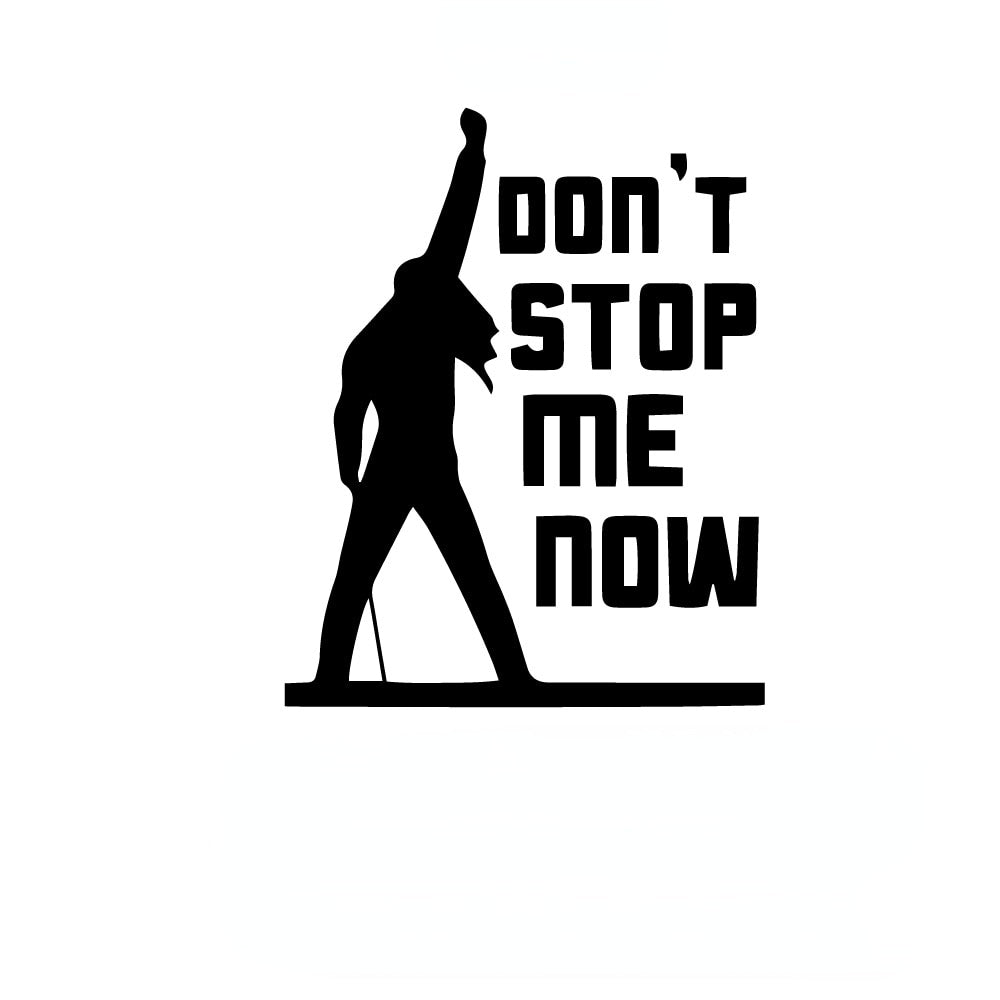 Freddie Mercury 'Don't Stop Me Now' Vinyl Car Sticker