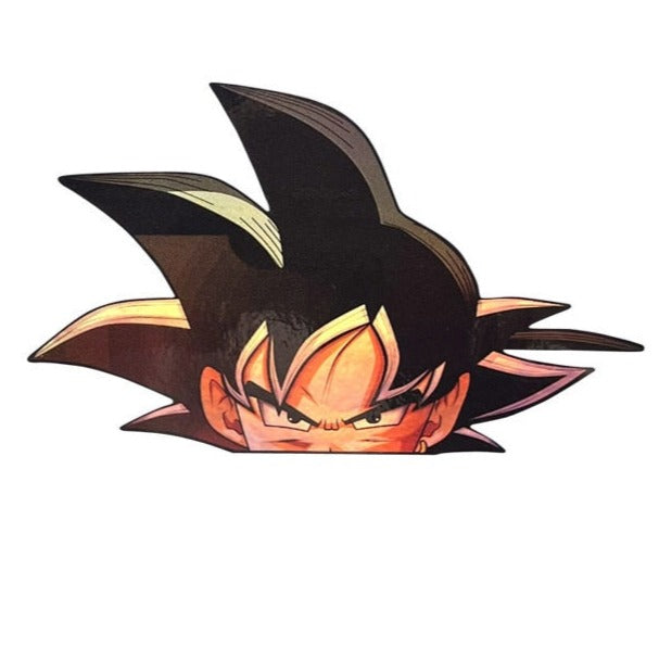 Dragon Ball Z 'Goku | Black Ombre Hair' Vinyl Car Peeker Sticker