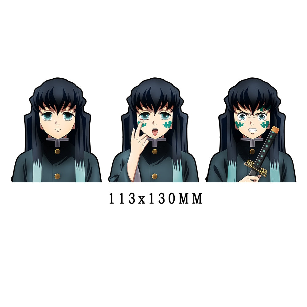 Demon Slayer 'Muichiro Tokito' Vinyl Car 3D Motion Sticker
