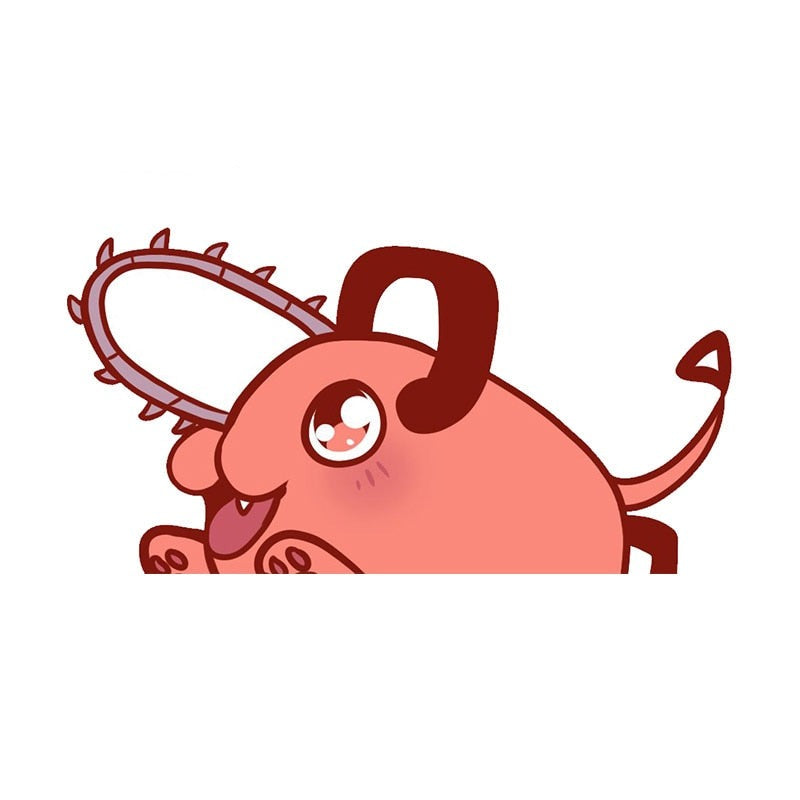 Chainsaw Man 'Pochita | Amazed' Vinyl Car Peeker Sticker