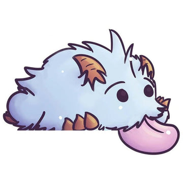 League of Legends 'Poro | Waiting' Vinyl Car Peeker Sticker