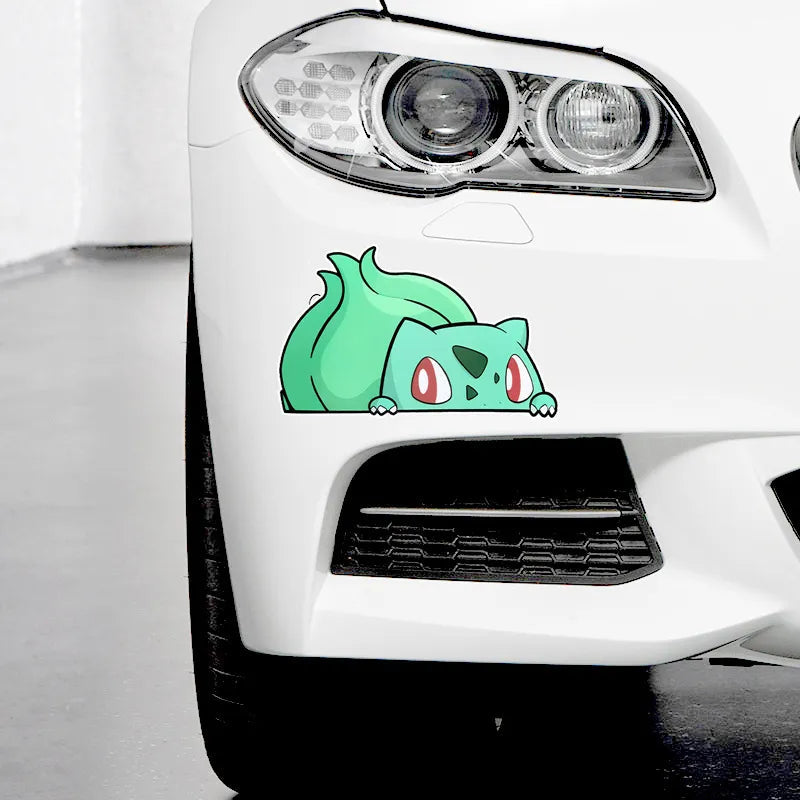 Pokemon 'Bulbasaur | Looking' Vinyl Car Peeker Sticker