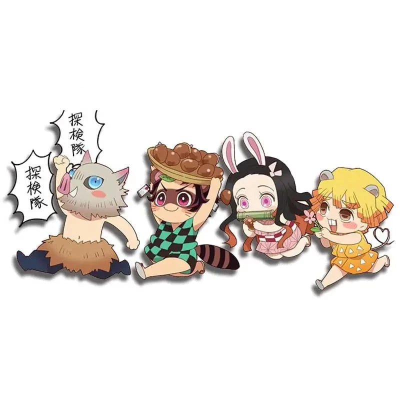 Demon Slayer 'Running Away' Vinyl Car Sticker