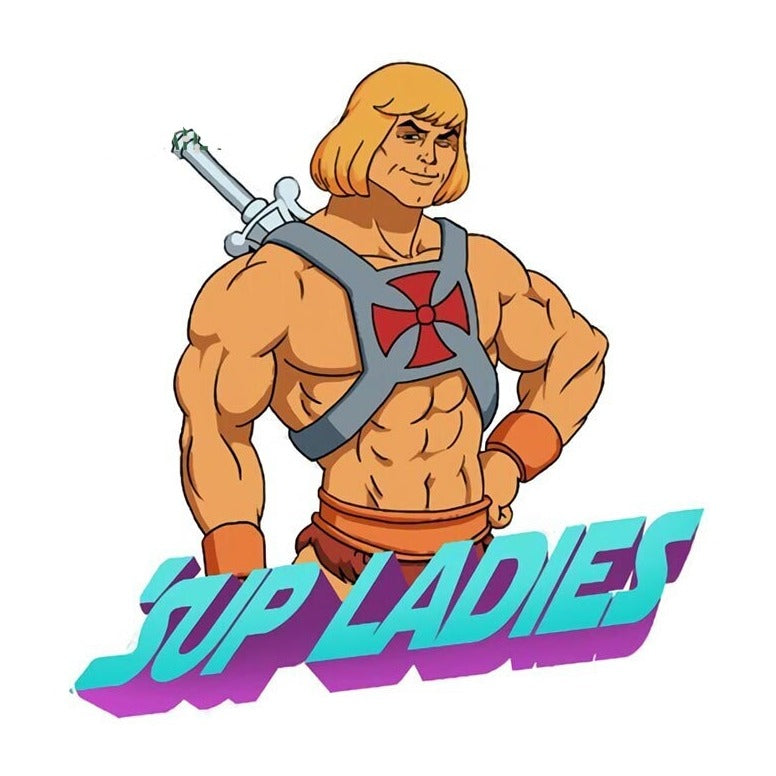 Masters of the Universe 'He-Man | 'Sup Ladies' Vinyl Car Sticker