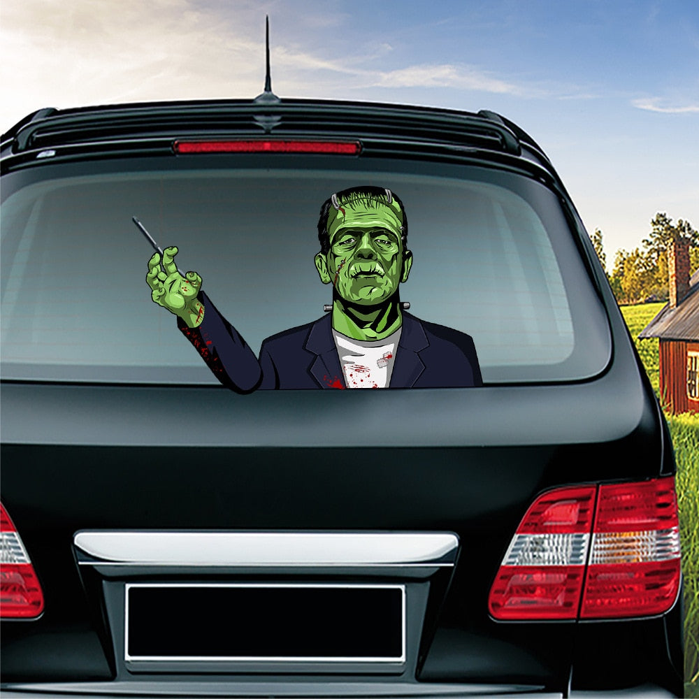 Frankenstein 'Frankenstein Monster' Vinyl Car Wiper Sticker