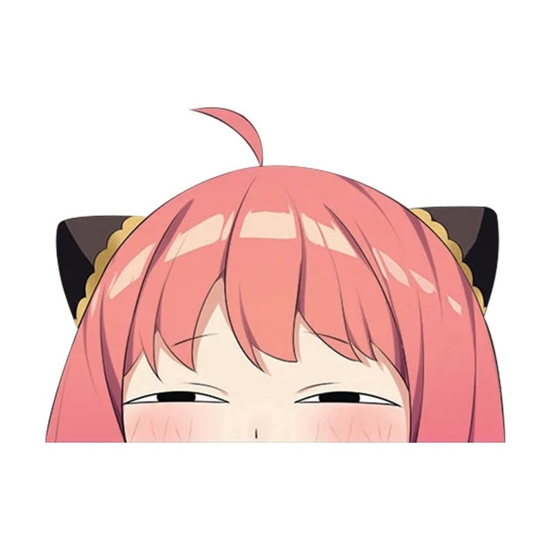 Spy × Family 'Anya Forger | Sleepy Eyes' Vinyl Car Peeker Sticker