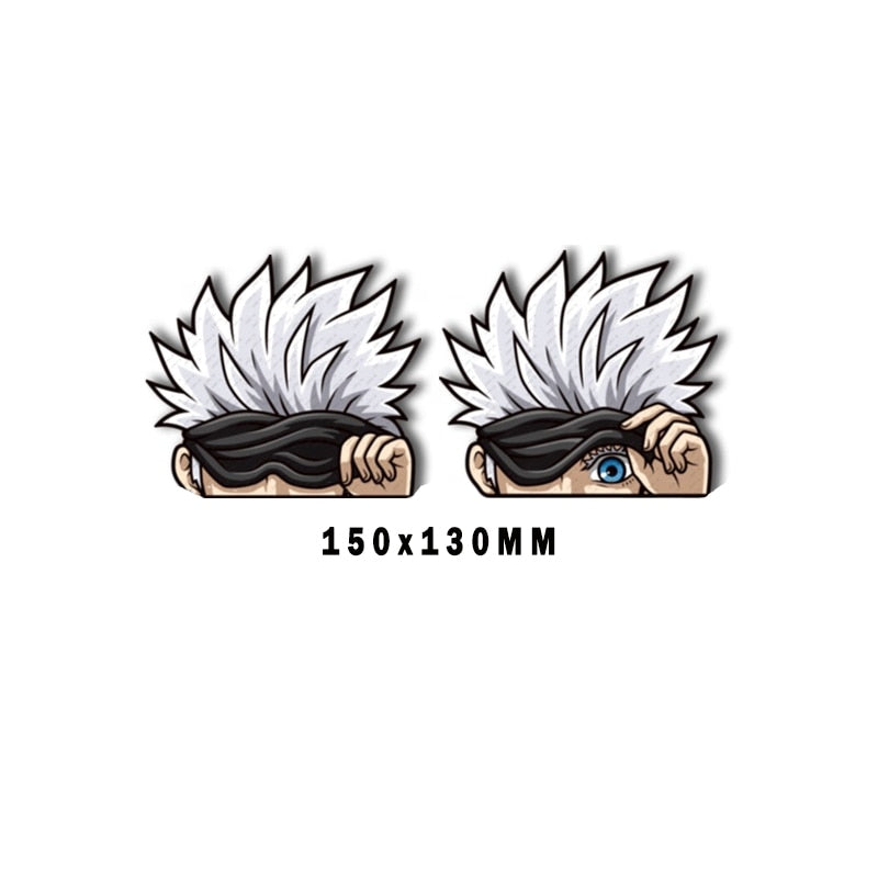 Jujutsu Kaisen 'Satoru Gojo | Peeking' Vinyl Car 3D Motion Sticker
