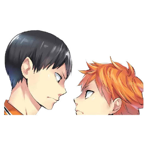 Haikyuu!! 'Tobio Kageyama and Shoyo Hinata | Face To Face' Vinyl Car Sticker