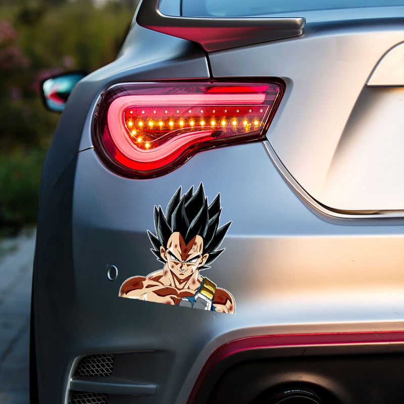 Dragon Ball Z 'Super Saiyan Vegeta | Smiling' Vinyl Car Sticker