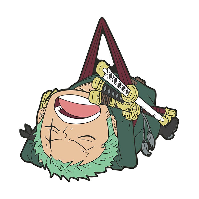 One Piece 'Hanging Zoro | Yawning' Vinyl Car Sticker