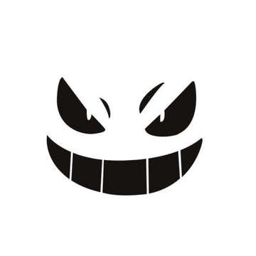 Pokemon 'Gengar | Evil Smiley Face' Vinyl Car Peeker Sticker