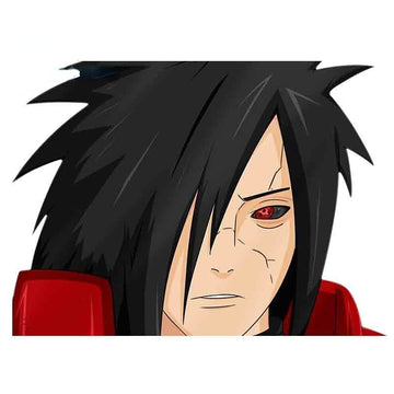 Naruto 'Madara Uchiha | Triple Tomoe Sharingan Left Eye | 2.0' Vinyl Car Peeker Sticker
