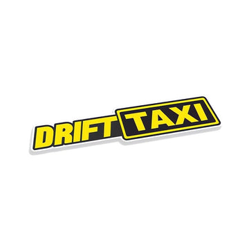 Car Racing 'Drift Taxi' Vinyl Car Sticker