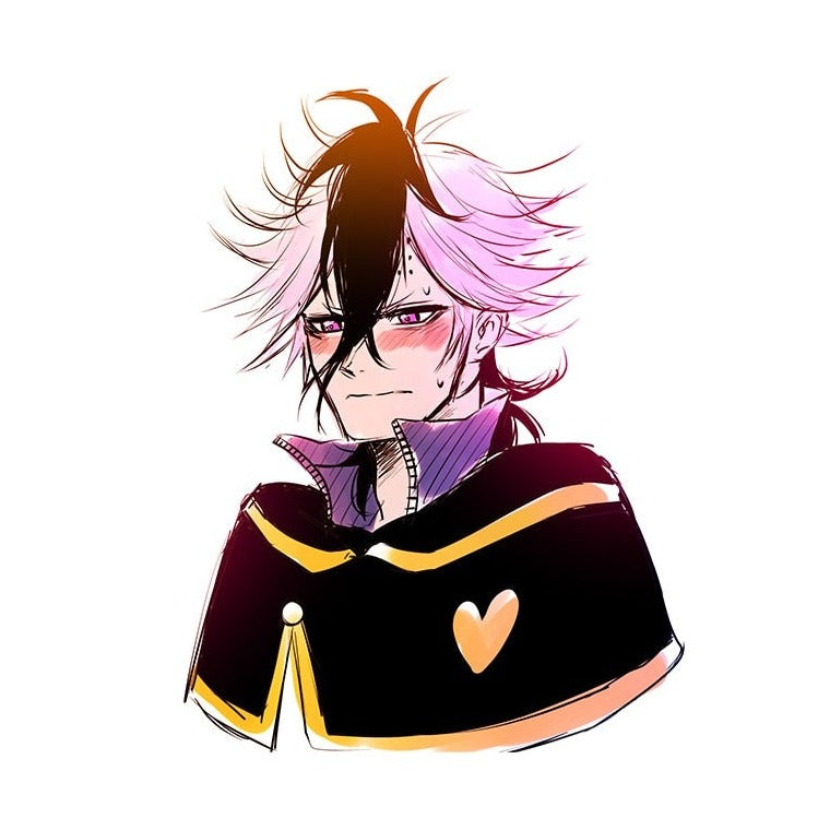 Black Clover 'Magna Swing | Serious' Vinyl Car Sticker