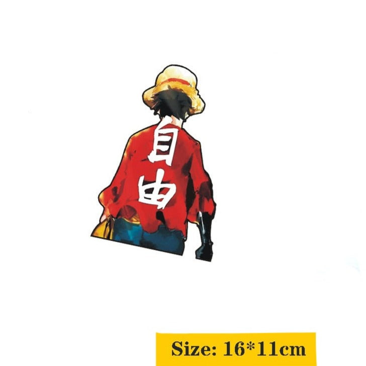 One Piece 'Luffy's Back | Red Outfit' Vinyl Car Sticker