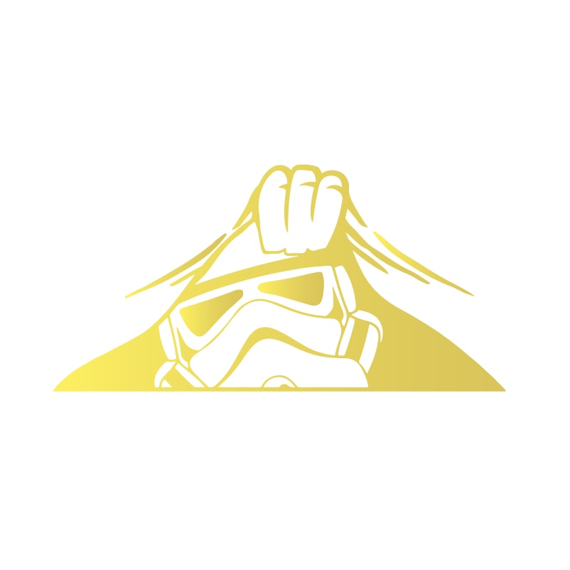 Star Wars 'Stormtrooper | Looking' Vinyl Car Peeker Sticker