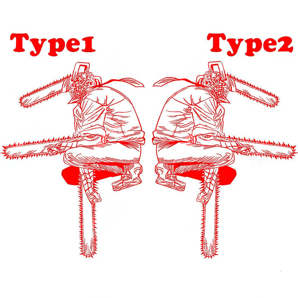 Chainsaw Man 'Fighting Pose' Vinyl Car Sticker