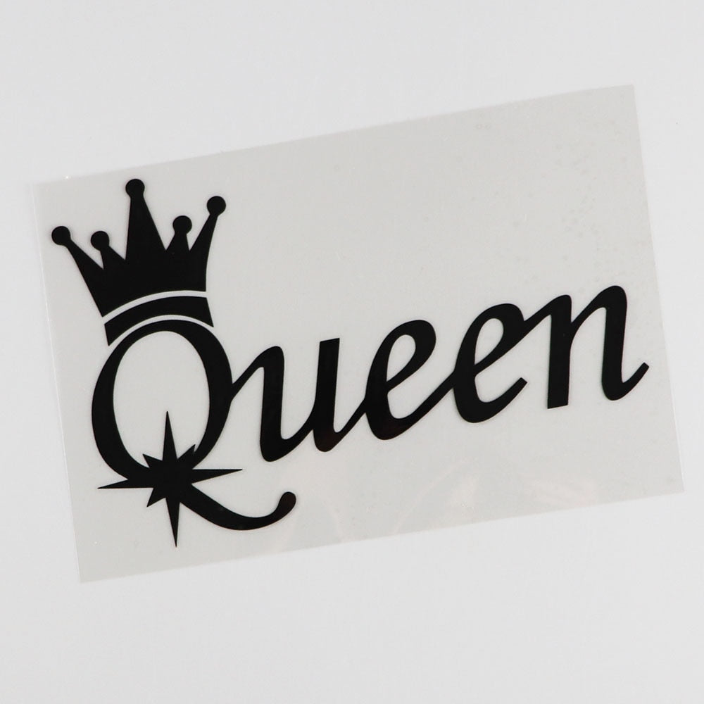Cool 'Queen | Crown' Vinyl Car Sticker