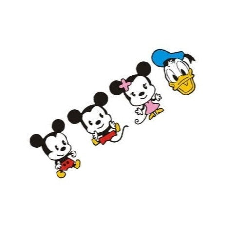 Mickey And Minnie Mouse 'Donald Duck Head' Vinyl Car Sticker