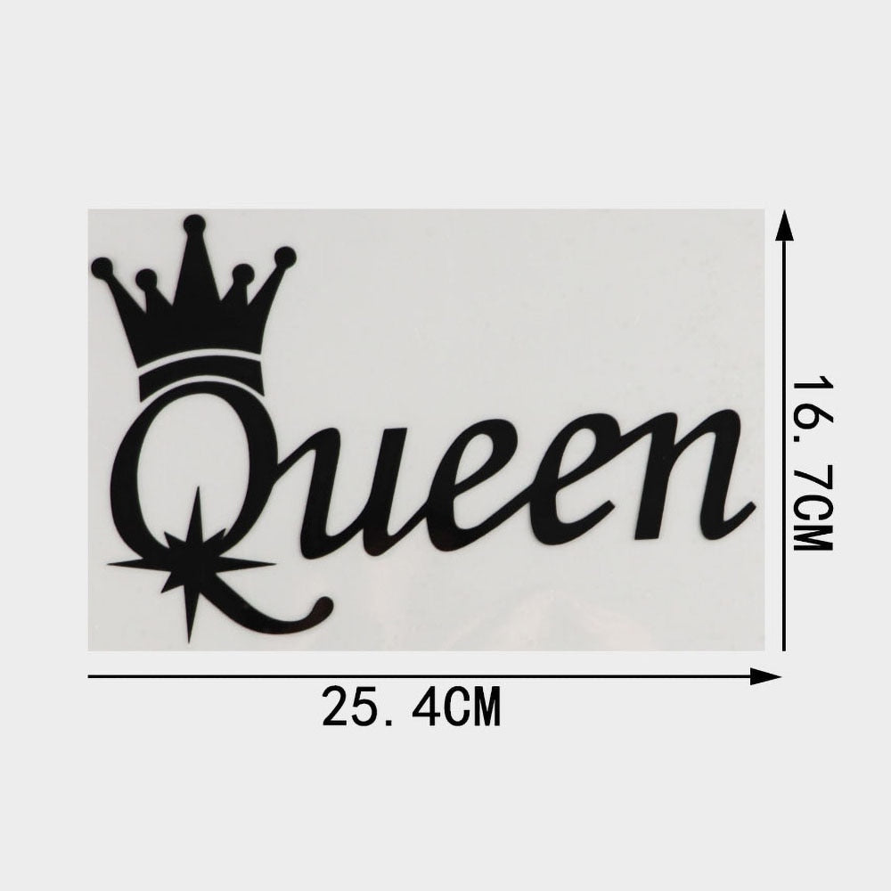 Cool 'Queen | Crown' Vinyl Car Sticker